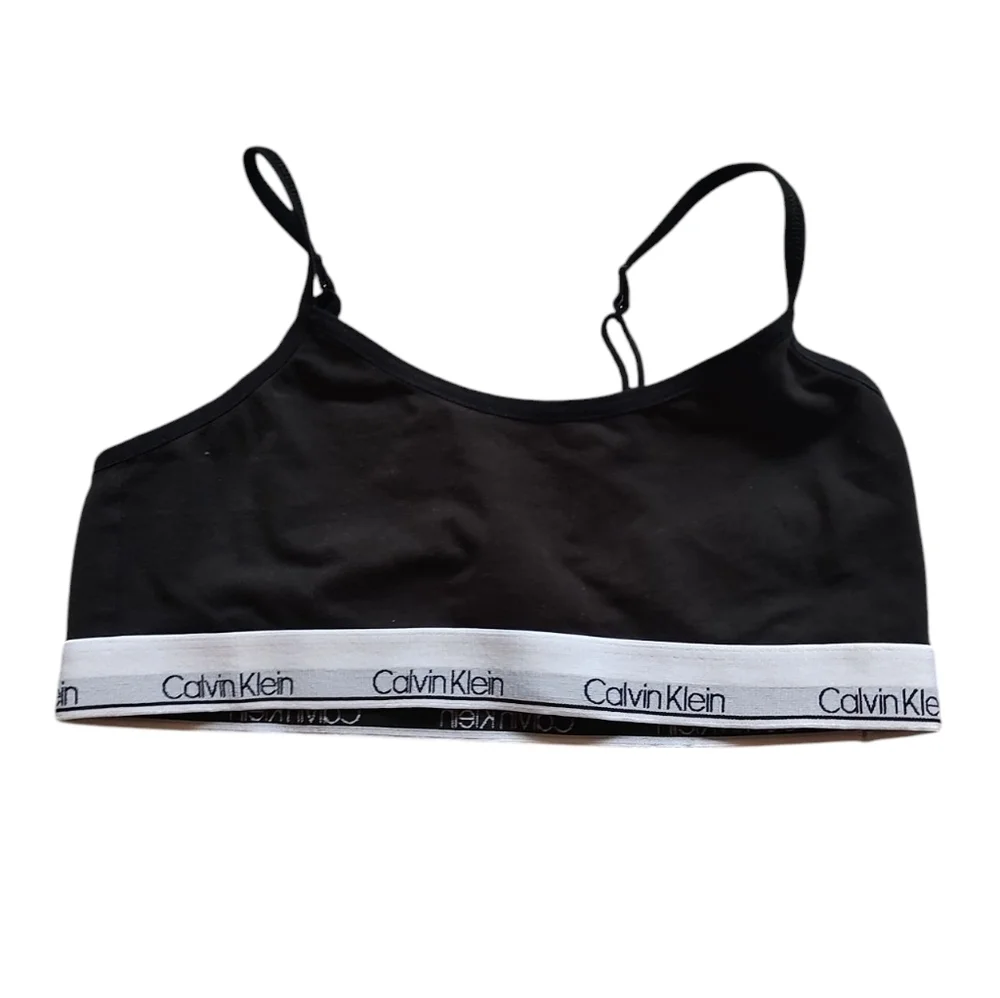 Calvin Klein Black Bralette Girls Large 10/12